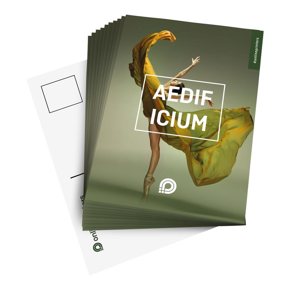 250 Cartes postales A6 | 300 g/m² papier couché | recto verso