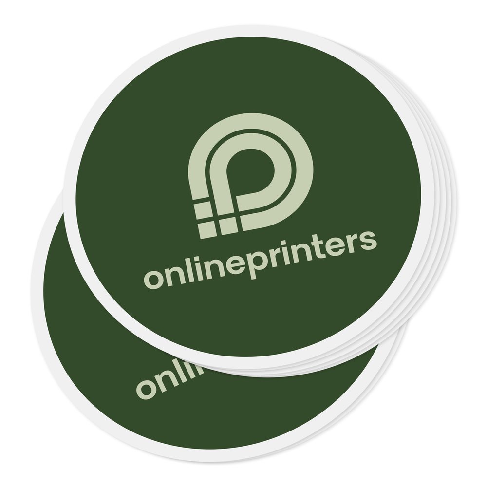 1.000 Autocollants personnalisés | ø 9,5 cm
