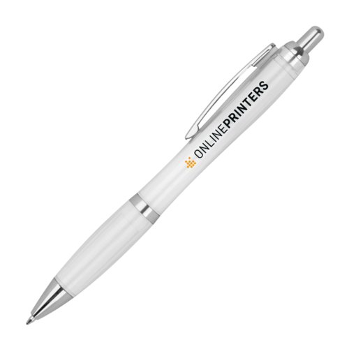 Stylo  bille recycl avec clip et mcanisme  poussoir.