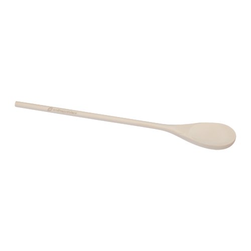 Cuillre de cuisine en bois avec long manche.
