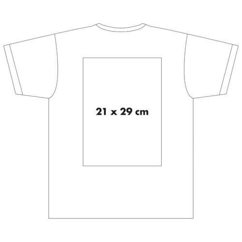 T-shirt  col en V en tissu avec manches courtes.
