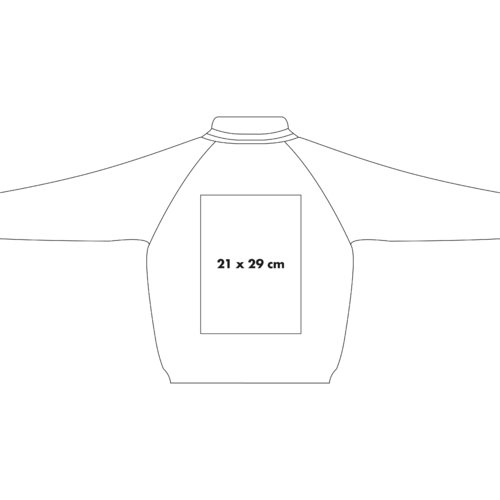 Veste de survtement en coton avec fermeture clair intgrale.