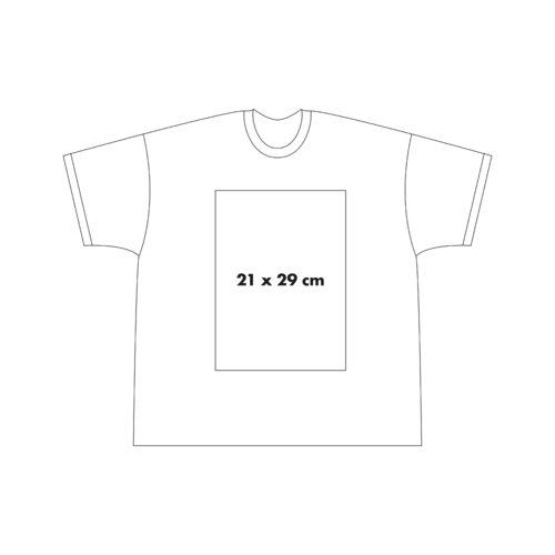 T-shirt en coton  manches courtes et col rond.