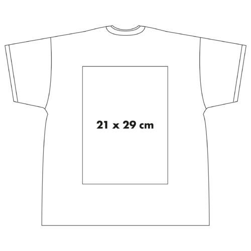T-shirt blanc en coton  manches courtes et col rond.