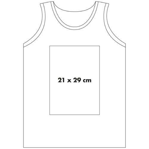 Dbardeur de sport en coton avec larges bretelles.