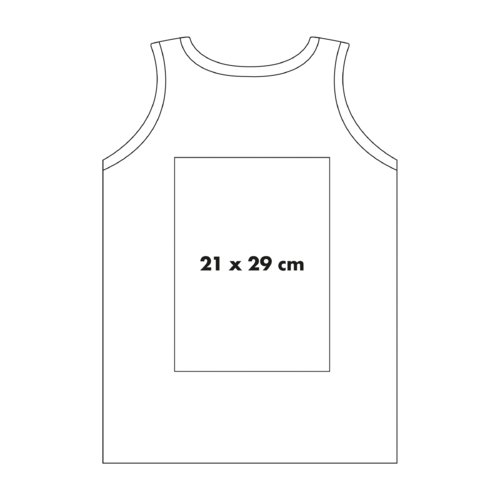 Dbardeur en coton de coupe athltique.