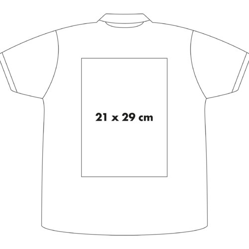 Polo piqu en coton avec courte patte boutonne.