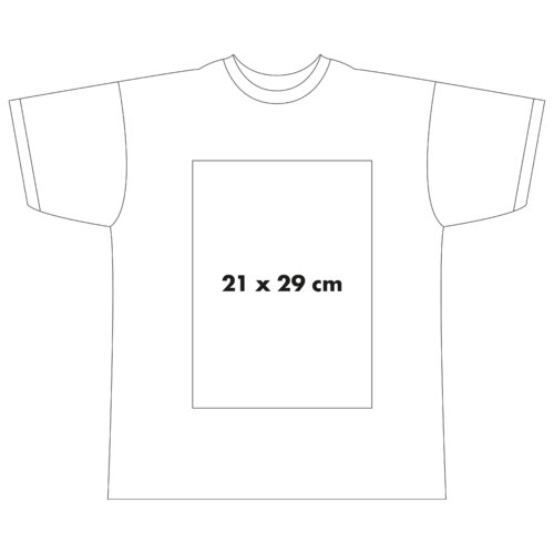 T-shirt en coton avec col rond et manches courtes.