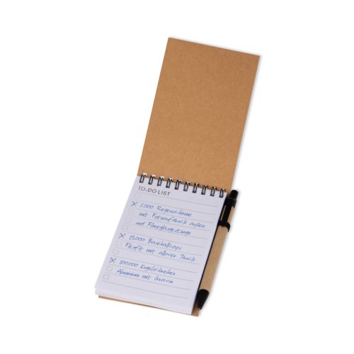 Carnet  motifs noir avec reliure  anneaux.