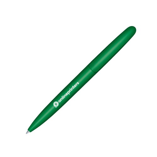Stylo  bille vert bio avec mcanisme rotatif.