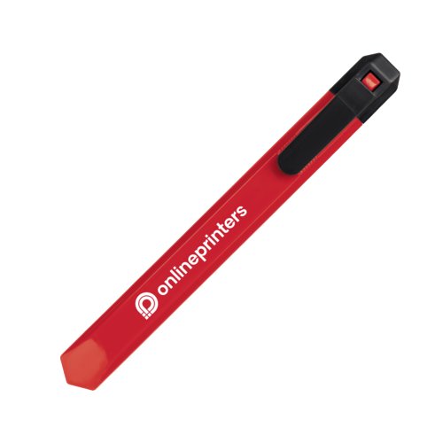 Couteau  carton rouge avec lame rtractable.
