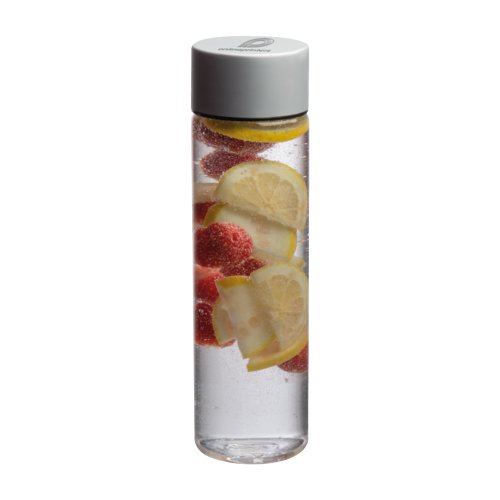 Bouteille d'eau transparente en tritan avec bouchon  vis.
