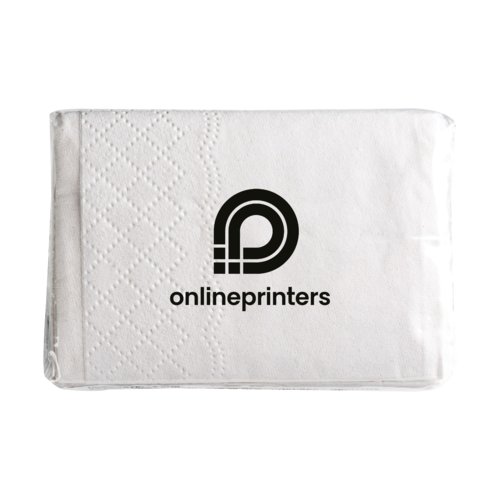 Mouchoirs en papier blancs, triple paisseur, en paquet.