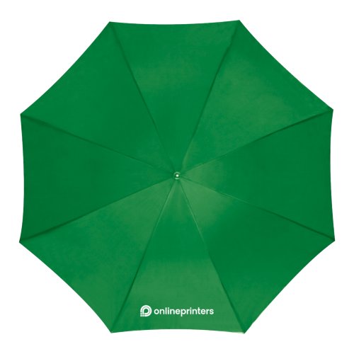 Parapluie droit automatique vert de grand diamtre.