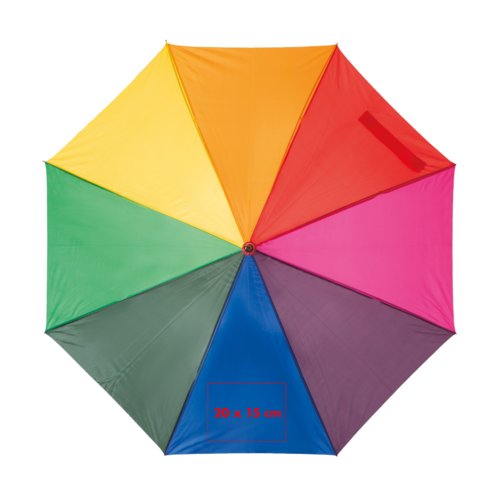 Parapluie XL avec poigne en bois et fonction automatique.