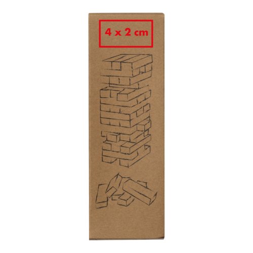 Jeu d'adresse en bois avec surface lisse.