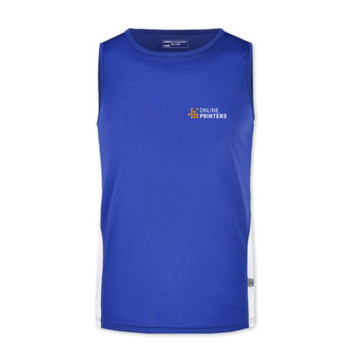 Dbardeur en polyester bleu roi/blanc pour hommes.