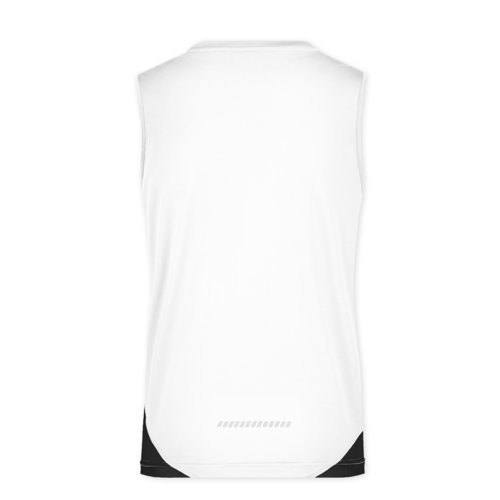 Dbardeur en polyester blanc/noir pour femme.