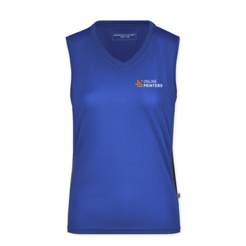 Dbardeur en polyester bleu roi pour femmes.