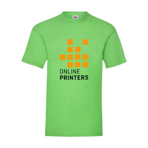 T-shirt en coton vert pomme pour homme  manches courtes.