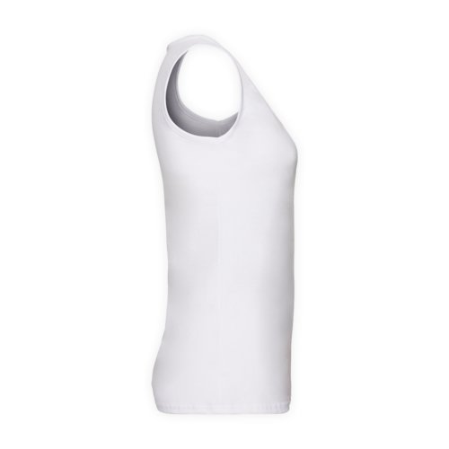 Dbardeur blanc en coton pour femmes.