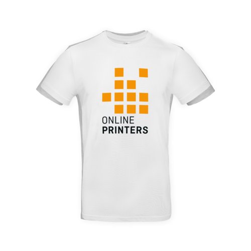 T-shirt en coton gris cendr pour hommes.