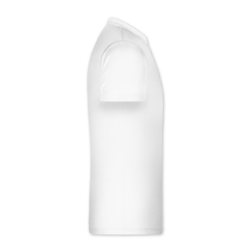 T-shirt blanc en coton pour enfants avec manches courtes.