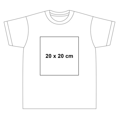 T-shirt blanc en coton pour garon avec manches courtes et encolure ronde.
