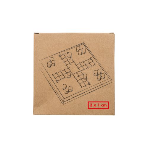 Jeu de socit en bois avec pions.