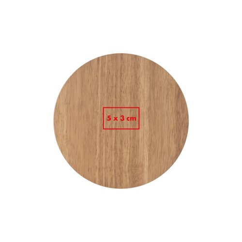 Planche  fromage en bois de forme ronde.