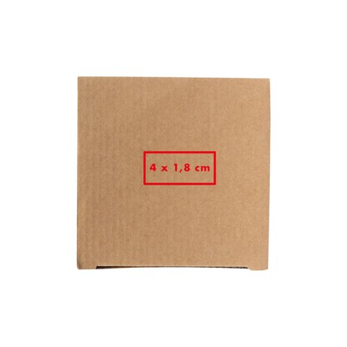 Tirelire en carton avec fente  monnaie.