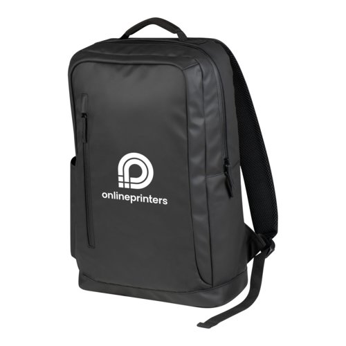 Sac  dos noir et impermable avec fermetures clair.
