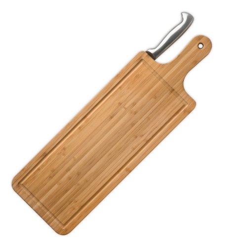 Planche à découper en bambou avec couteau Arsamas 2