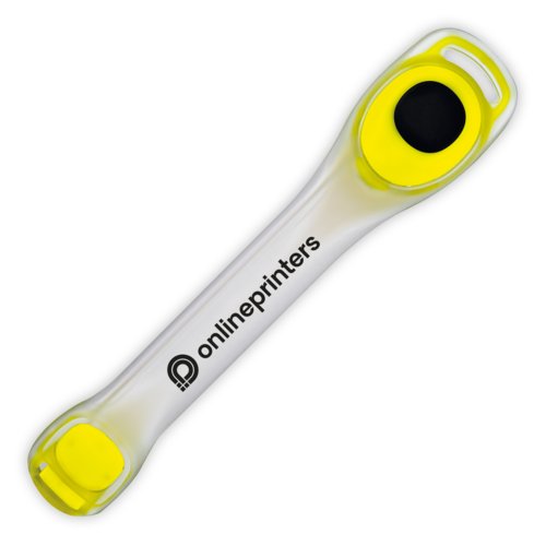 Brassard de scurit LED jaune.