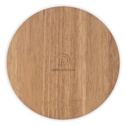 Planche  fromage en bois marron avec motif.