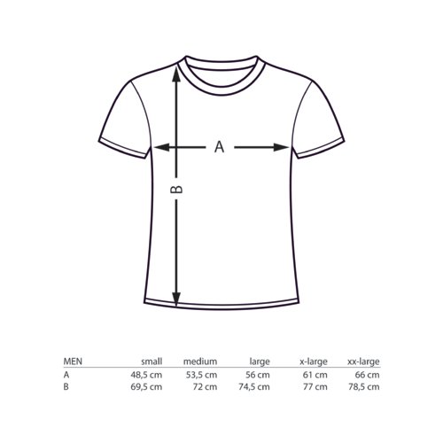 T-shirt en coton  manches courtes et col rond.