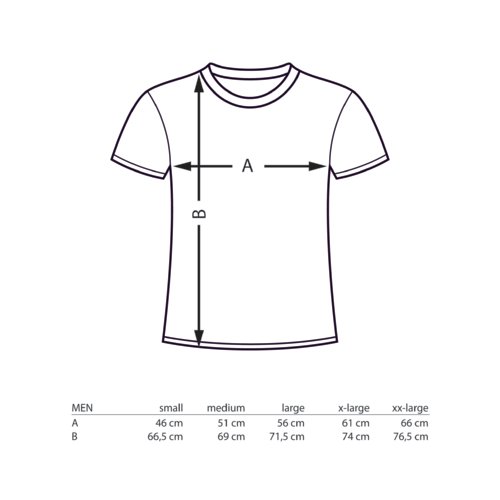 T-shirt en coton  manches courtes et col rond.