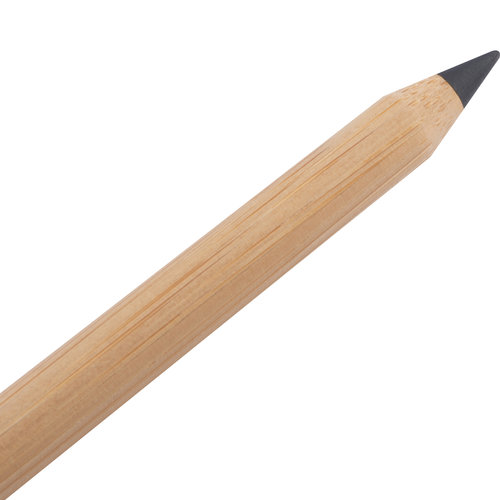 Instrument d'criture en bambou beige pour crire et dessiner.