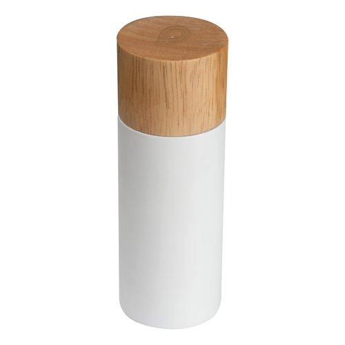 Moulin  sel et poivre multicolore en bois et plastique.