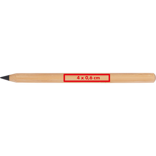 Instrument d'criture en bambou clair avec mine.