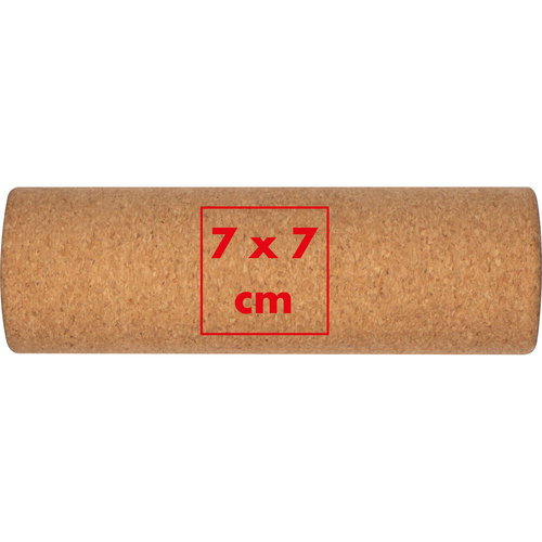 Rouleau de massage brun en lige.