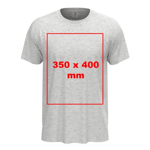 T-shirt gris en coton avec manches courtes et col rond.