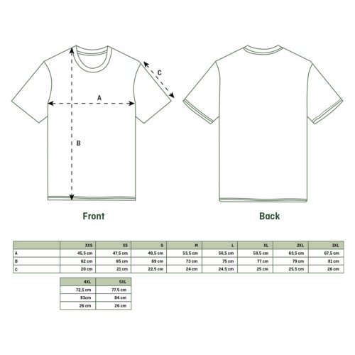 T-shirt en coton  manches courtes et col rond, Unisexe.