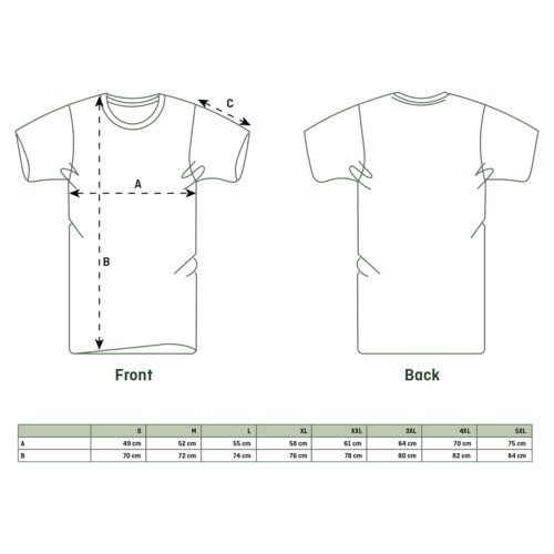 T-shirt unisexe en tissu  manches courtes.