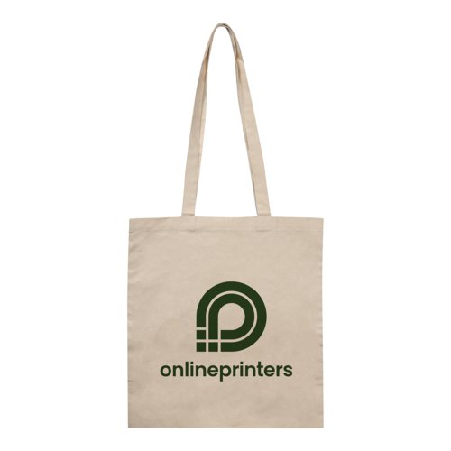 Sac en coton naturel avec longues anses.