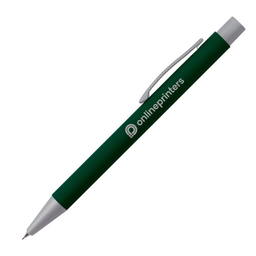 Porte-mine vert fonc avec clip.