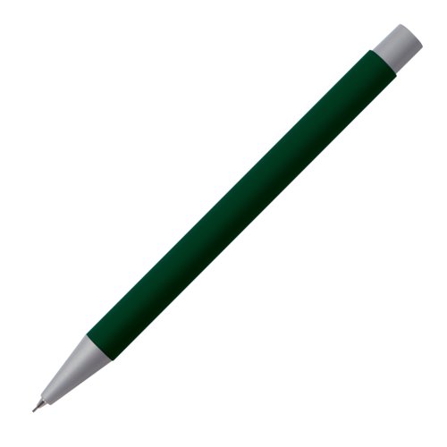 Porte-mine vert fonc avec des lments mtalliques.