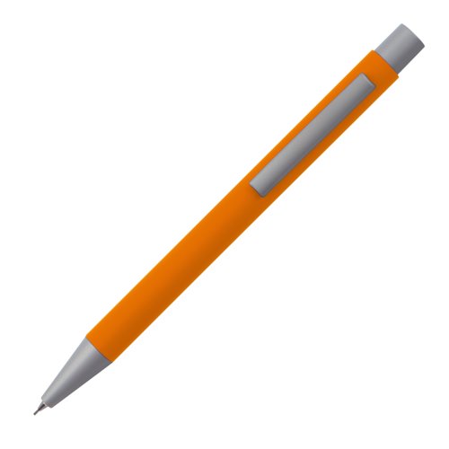 Porte-mine orange avec clip.