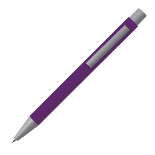 Porte-mine violet avec clip et mines.