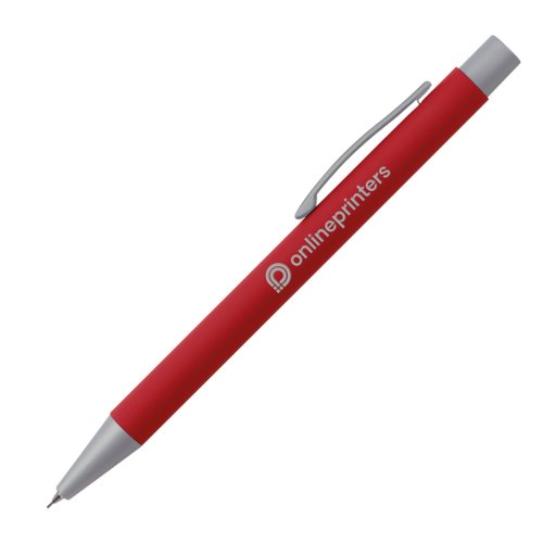 Porte-mine rouge avec clip.